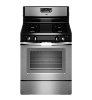 Whirlpool 5.0 cu. ft. Capacity Gas Range with AccuBake WFG510S0AS