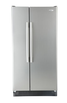 Whirlpool 5ED2FHKXV (A) 22 cu.ft. Side by Side Auto Exterior Moisture Control, EZ Vue Humidity Refrigerator