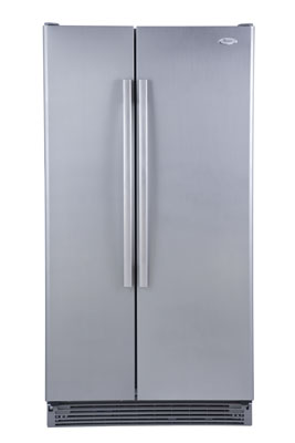 Whirlpool 5ED5FHKXV (A) 25 cu.ft. Side by Side Independent Temperature Control Refrigerator