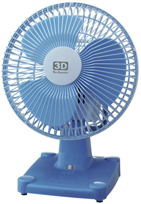 3D Oval Oscillating Fan Pleasant Breeze