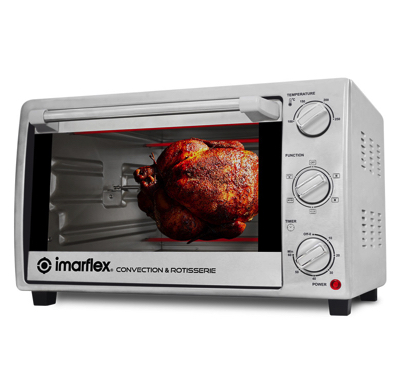 Imarflex IT-281CRS 3-in-1 Convection & Rotisserie Oven - 2