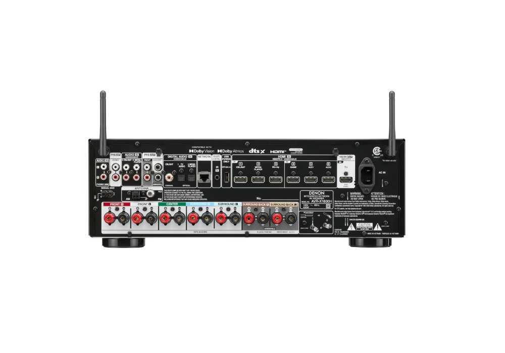 Denon AV Receiver AVR-X1800H - 3
