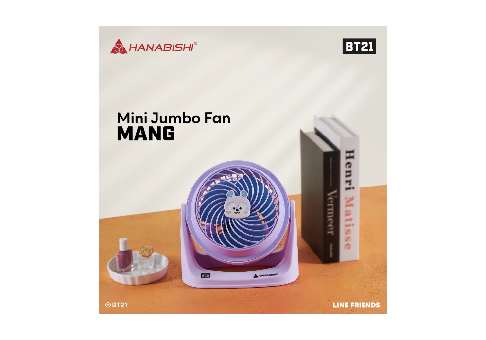 Hanabishi BT21 Special Edition Mini Jumbo Fan - 1