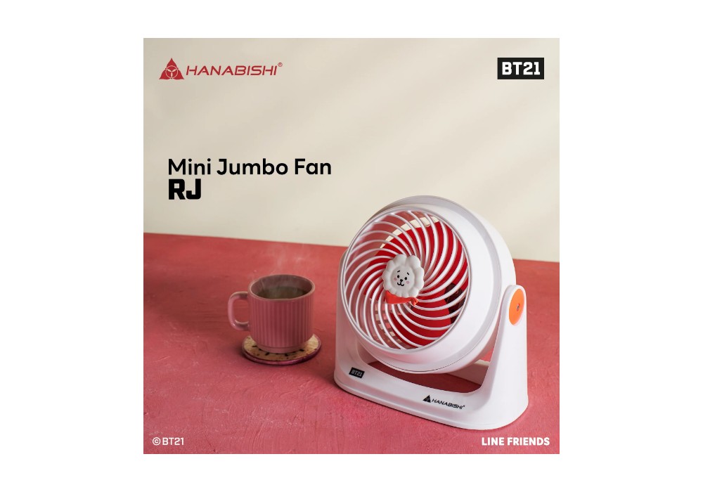 Hanabishi BT21 Special Edition Mini Jumbo Fan - 2