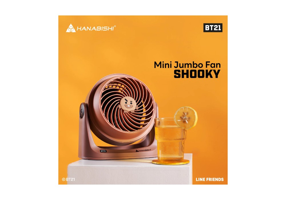Hanabishi BT21 Special Edition Mini Jumbo Fan - 4
