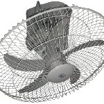 3D Ceiling Fan Aeromatic 18 ICF45AM