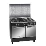 Fujidenzo 90 cm Range, 4 Gas + 1 Electric, Rotisserie, Gas tank compartment FGR 9641 VCTRMB